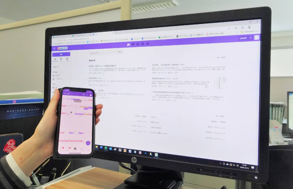 LINE WORKS 使用イメージ写真