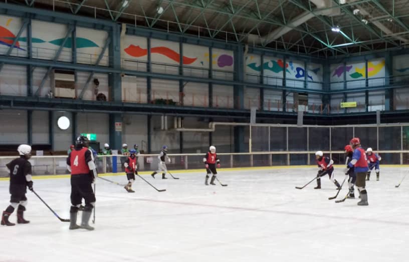 長靴ホッケーの様子 写真